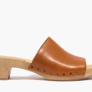 Madewell “Evelyn” Leather Slide Clog